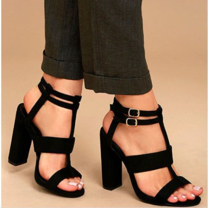 Sandals Thick Heel