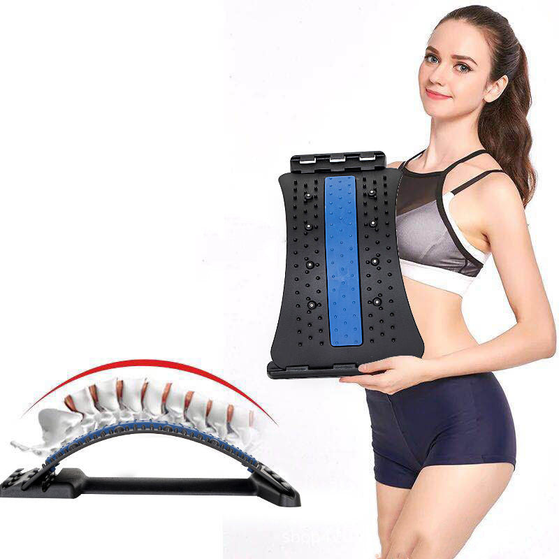 Low back pain relief and cervical spine and neck massager