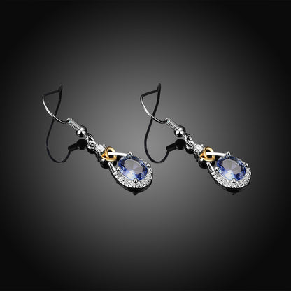 Fine Jewelry S925 Sterling Silver Blue Sapphire
