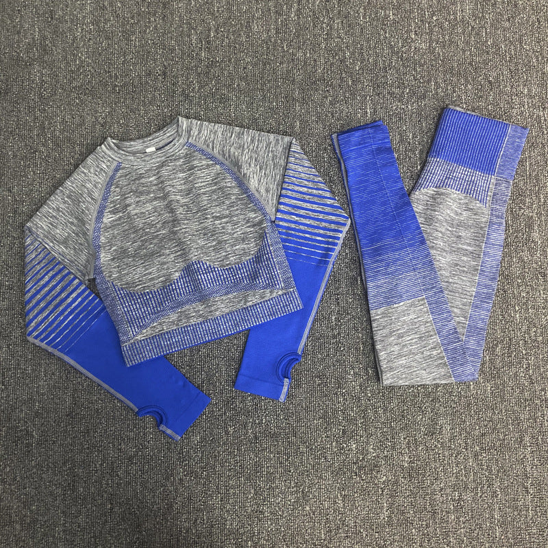 seamless mesh yoga set