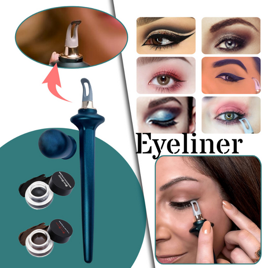 Gel eyeliner guide tool set