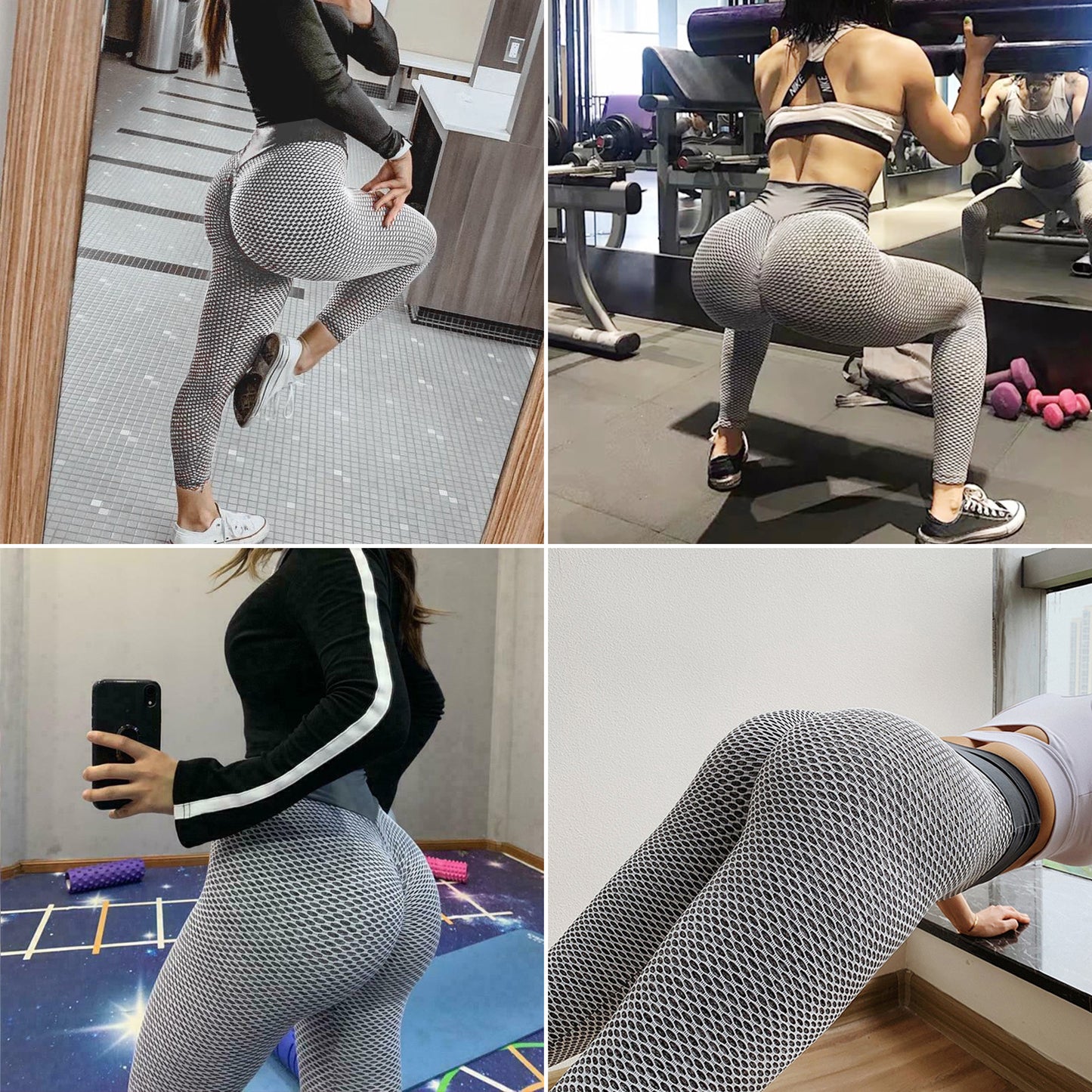 PLUS SIZE HIGH WAIST BUTT LIFTING LEGGINGS