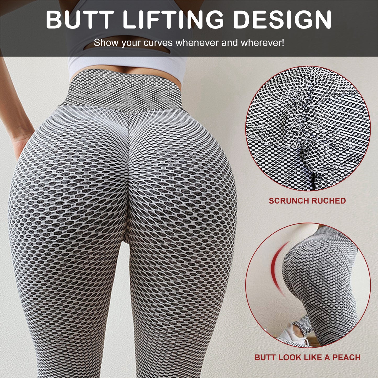high waist butt lift leggings