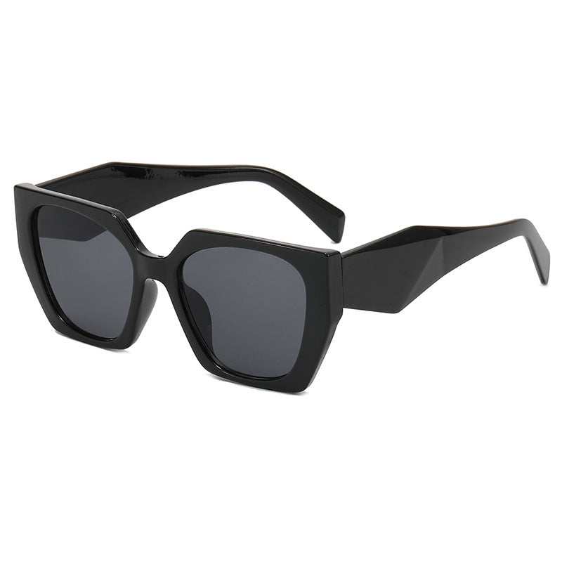 Polygonal Color Matching Sunglasses Uv400