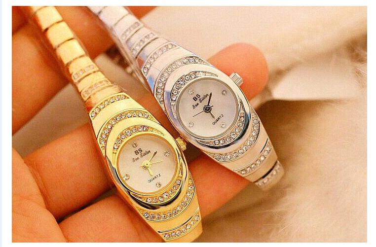 Ladies Gold Watch Diamond Wristwatch - About Wish