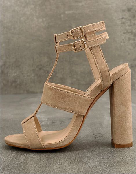 Sandals Thick Heel