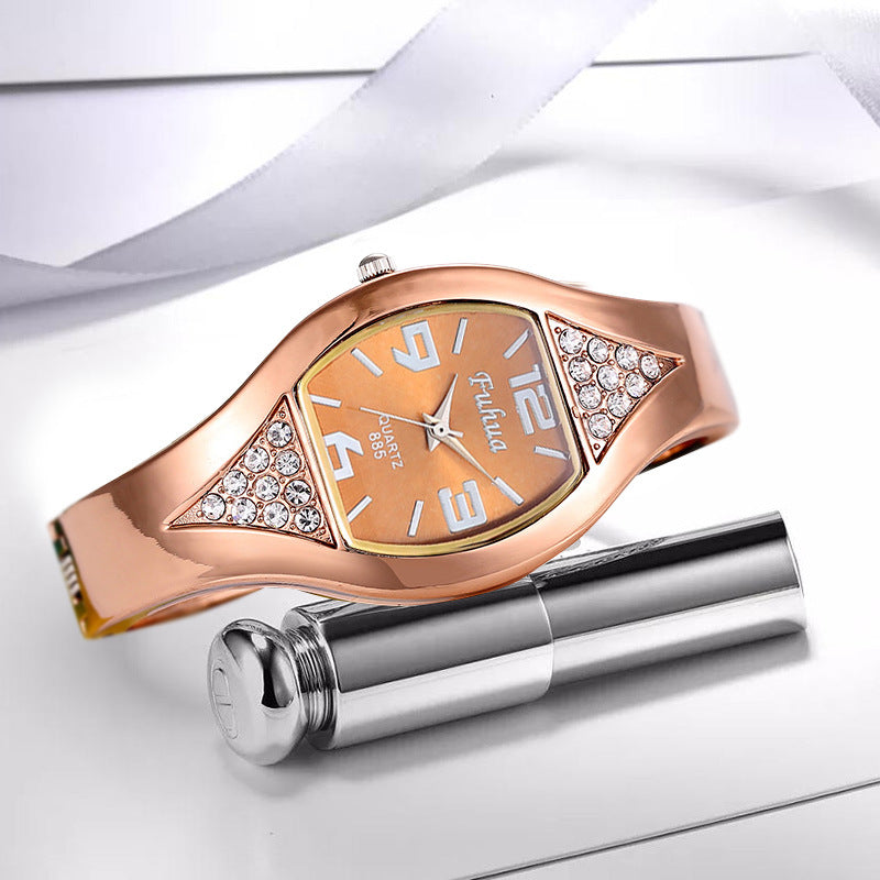 Watch rose gold ladies bracelet watch - About Wish