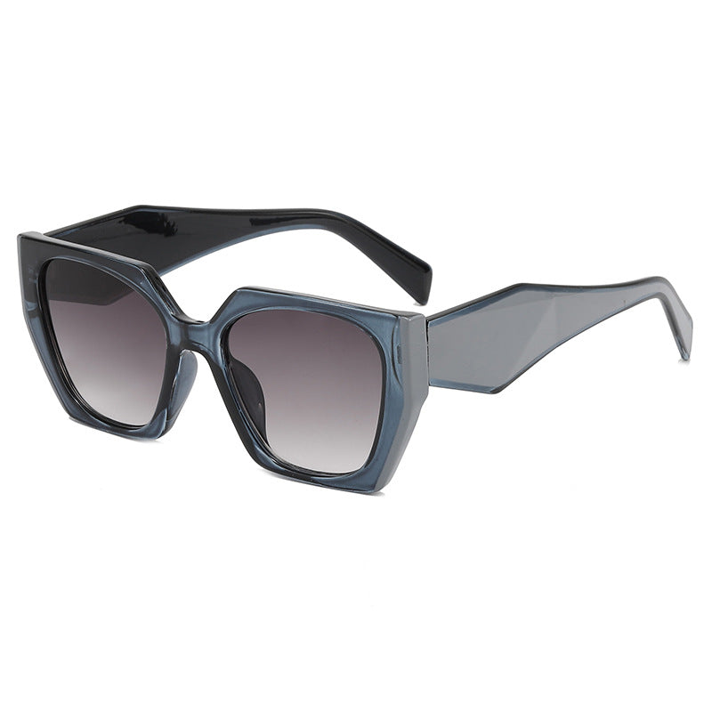 Polygonal Color Matching Sunglasses Uv400
