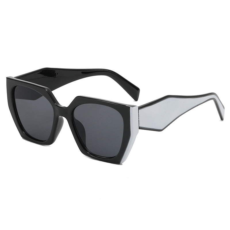 Polygonal Color Matching Sunglasses Uv400