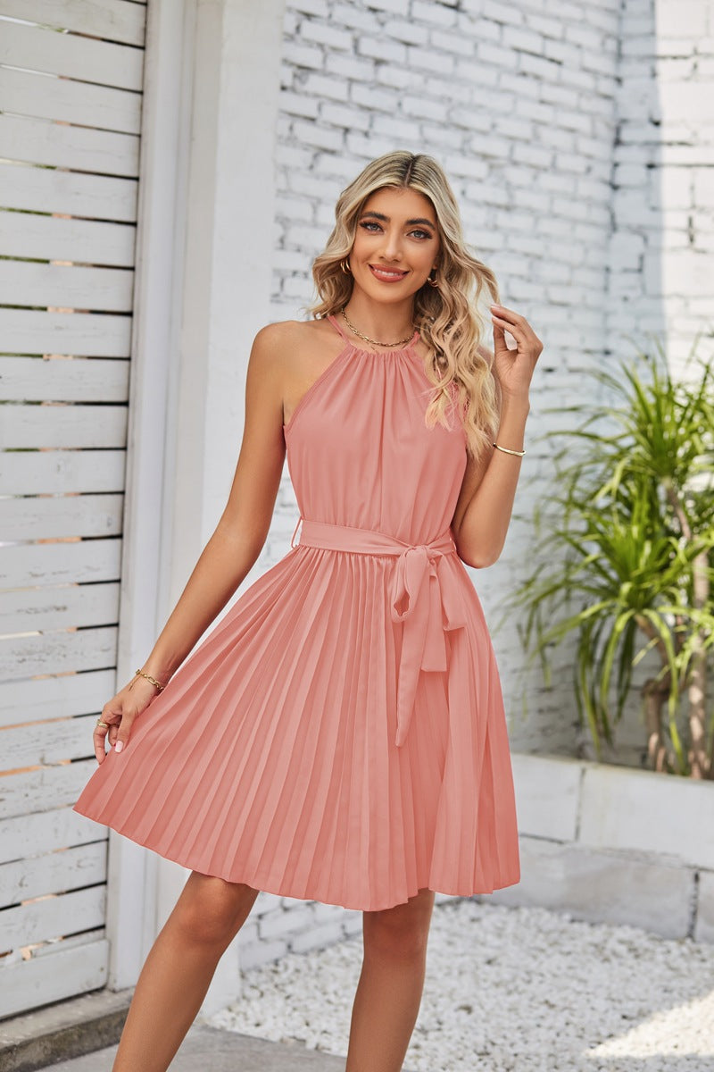 Strapless halter dresses