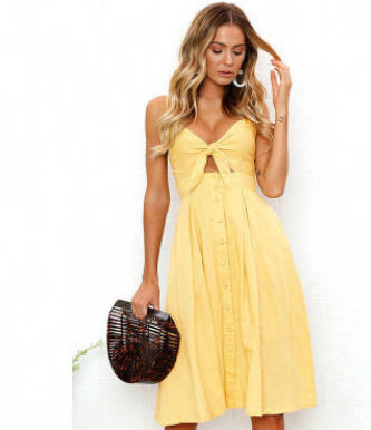 Sleeveless summer dress