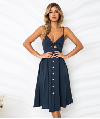 Sleeveless summer dress