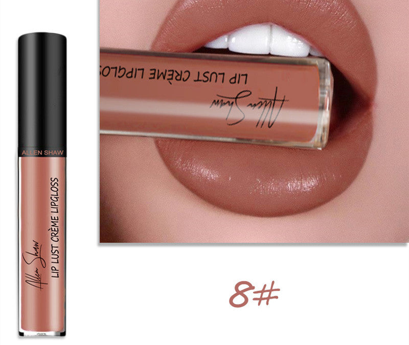 Silky creamy texture lip gloss