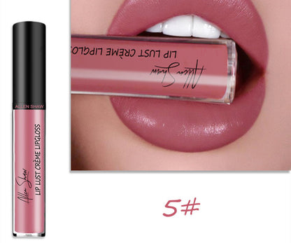 Silky creamy texture lip gloss