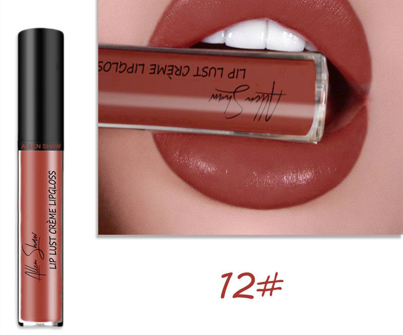 Silky creamy texture lip gloss