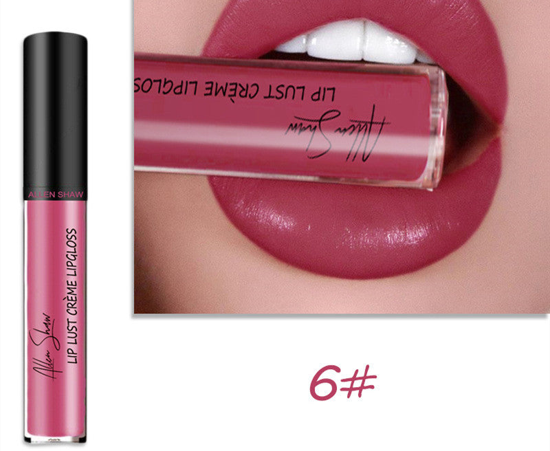 Silky creamy texture lip gloss