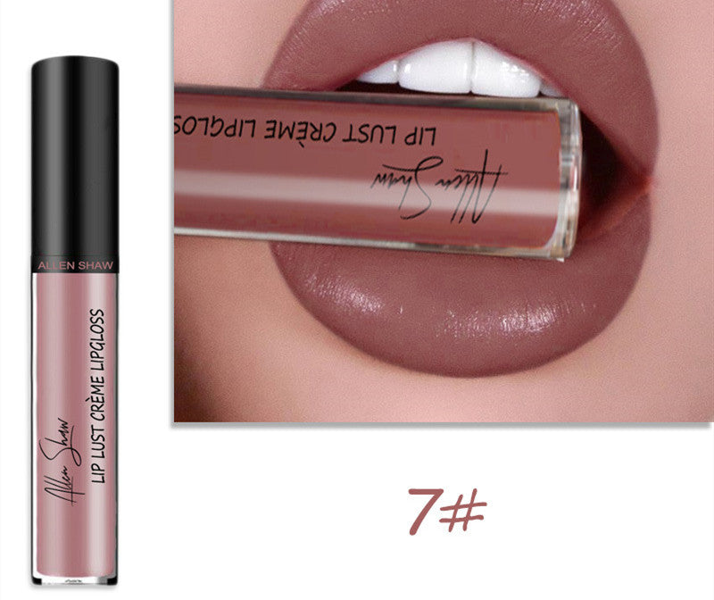 Silky creamy texture lip gloss