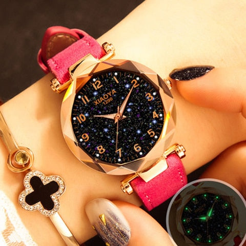 Rose Gold Quartz watch - Water Resistance