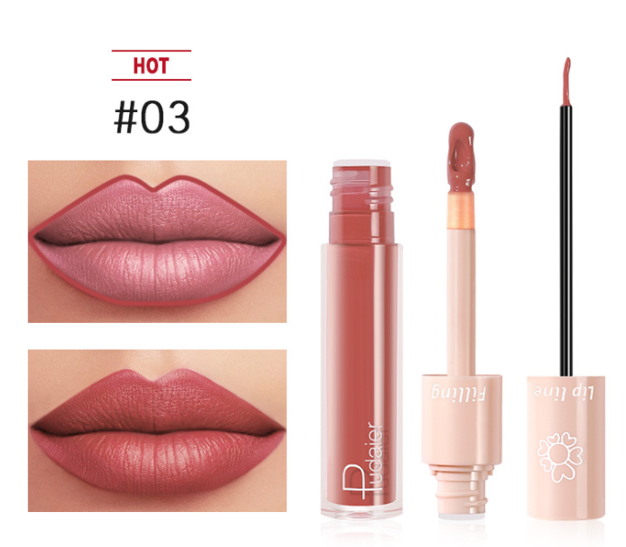 Dual Lipstick Lip Gloss Liquid Lipstick