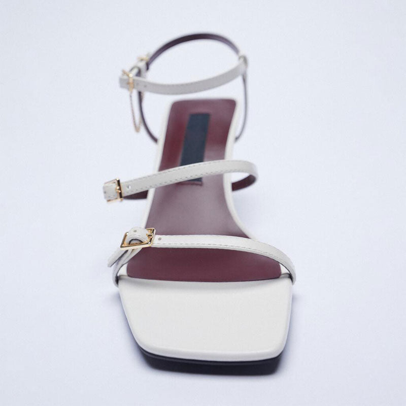 Square Head Heel Sandal Spain