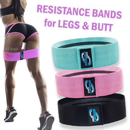 Workout Resistance Bands Loop Set Fitness