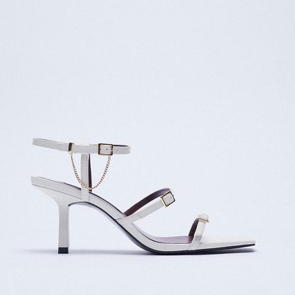 Square Head Heel Sandal Spain