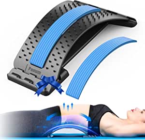 Low back pain relief and cervical spine and neck massager