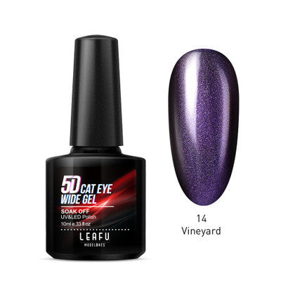 Shiny Nail Gel with Glitter and Varnish