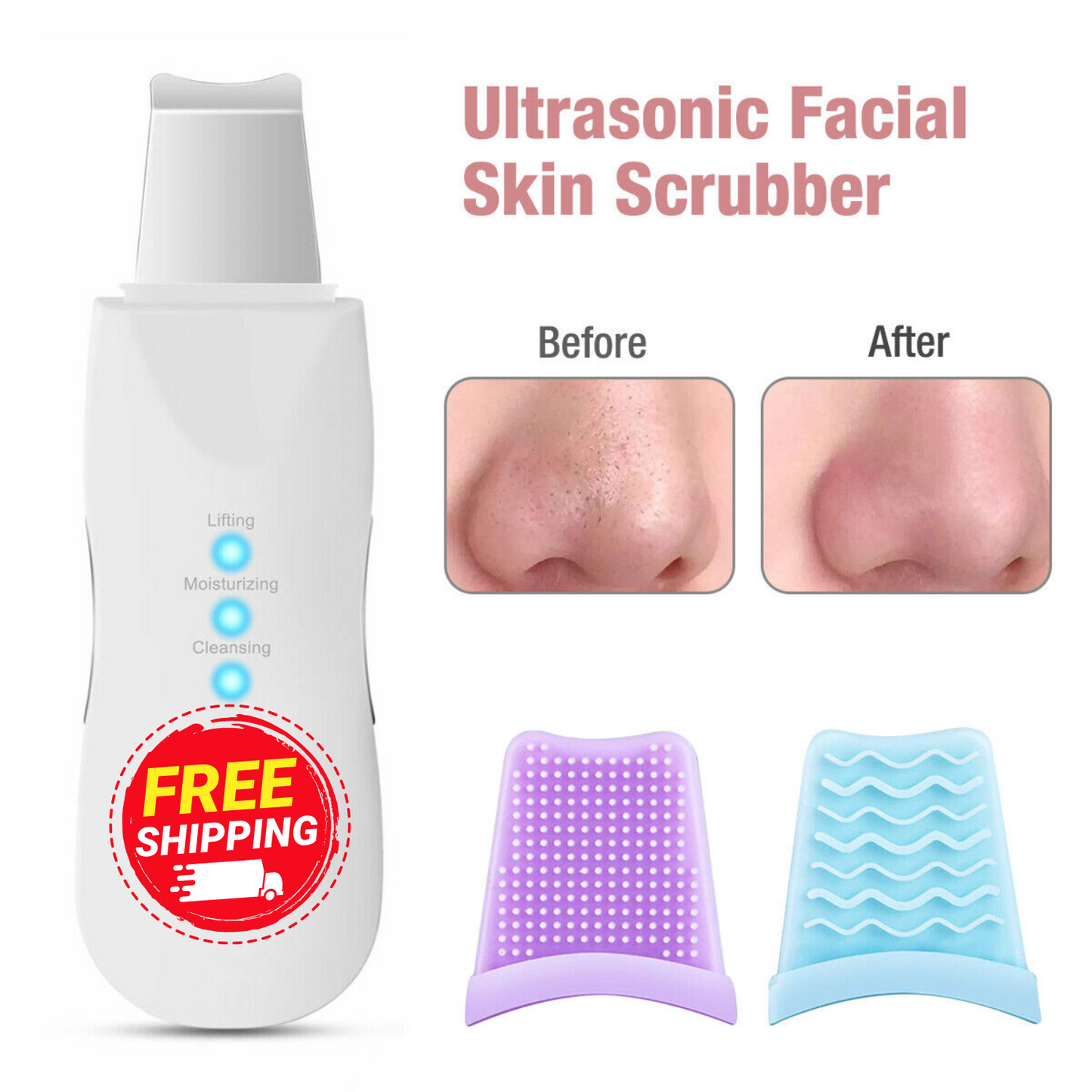 Ultrasonic Facial Scrubber