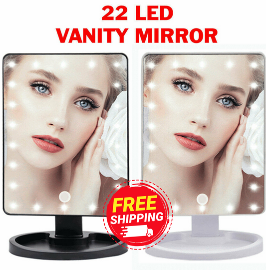Makeup Mirror Portable 22 led - Touch screen