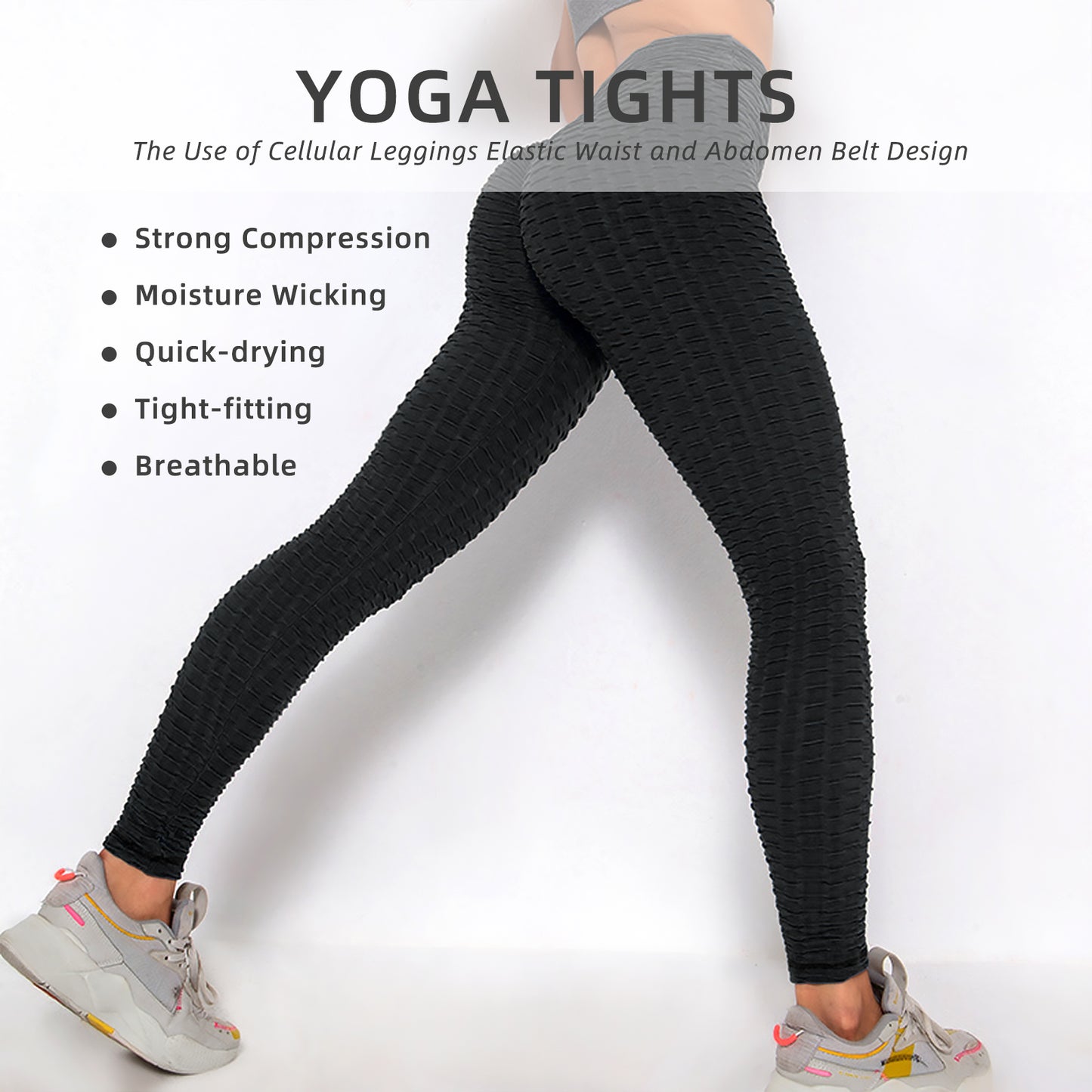 PLUS SIZE HIGH WAIST BUTT LIFTING LEGGINGS