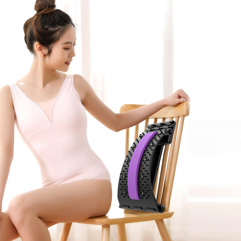 Low back pain relief and cervical spine and neck massager