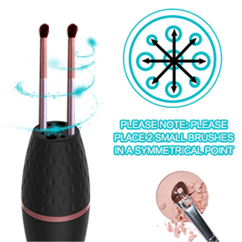 Makeup brush cleaner electric