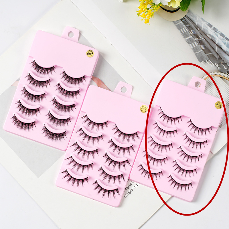 5 Pairs Manga Lashes barbie beauty