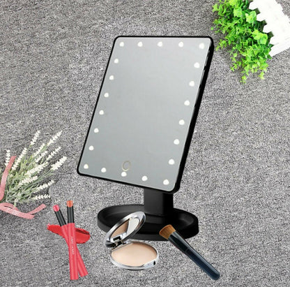 Makeup Mirror Portable 22 led - Touch screen